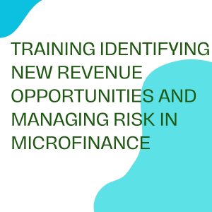 TRAINING IDENTIFYING NEW REVENUE OPPORTUNITIES AND MANAGING RISK IN MICROFINANCE pelatihan IDENTIFYING NEW REVENUE OPPORTUNITIES AND MANAGING RISK IN MICROFINANCE online