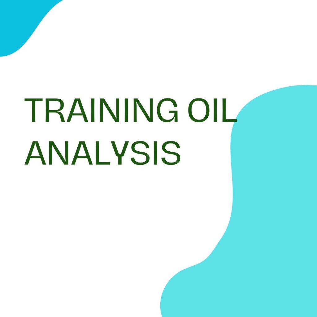 pelatihan OIL ANALYSIS online
