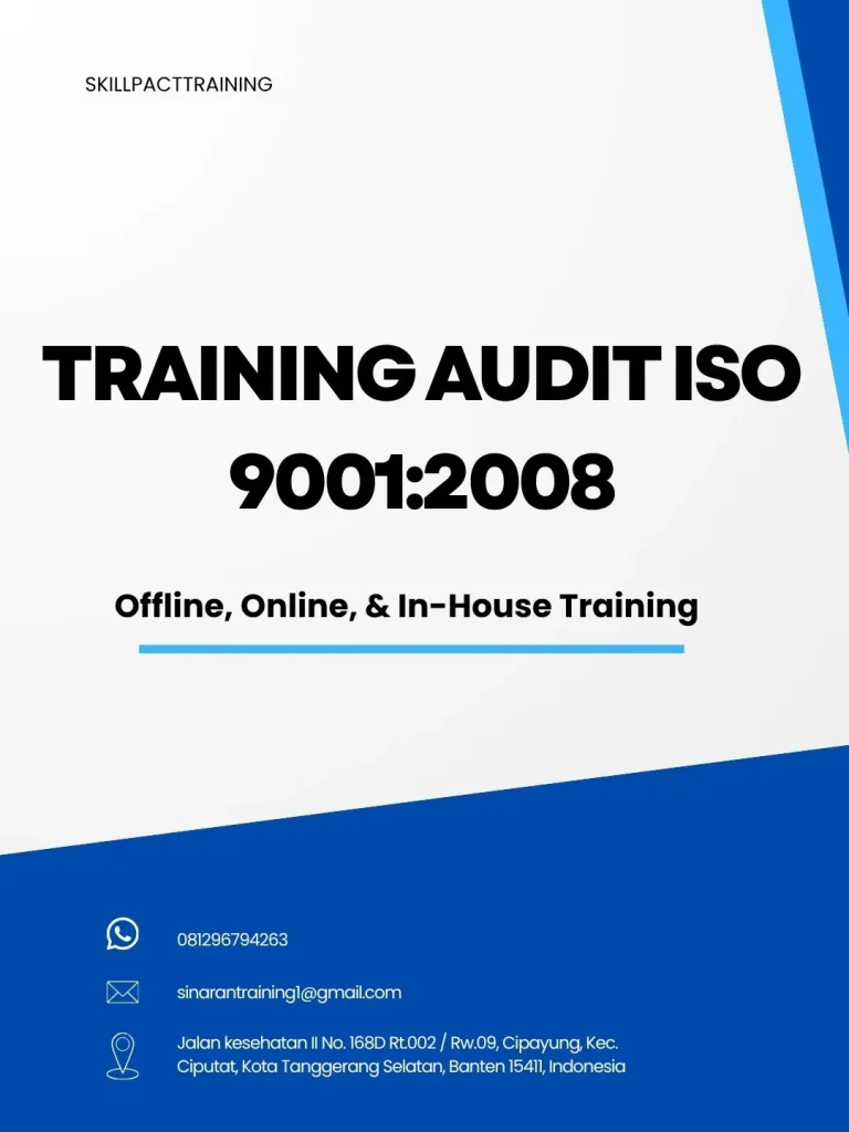pelatihan AUDIT ISO 9001 2008 di jakarta